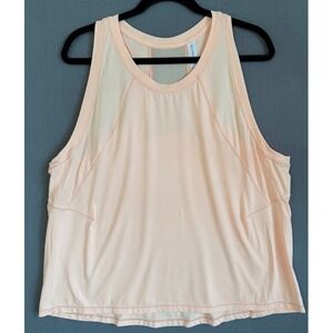 All In Motion Women  XXL Orange Light Sleeveless Activewear  Tank Top Casual